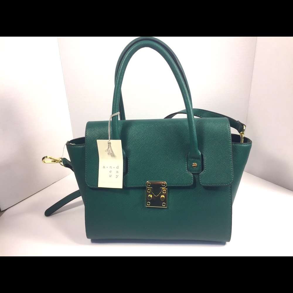 A New Day green handbag